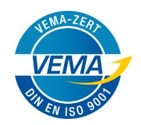 VEMA Zertifikat DIN EN ISO 9001